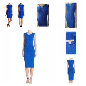 ZAC POSEN Palm Leaf Bodycon Dress XS $80!!